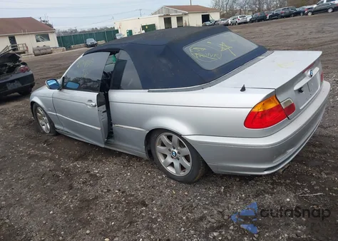 2002 BMW 325Ci z USA, uszkodzony, nr VIN WBABS33452PG86694